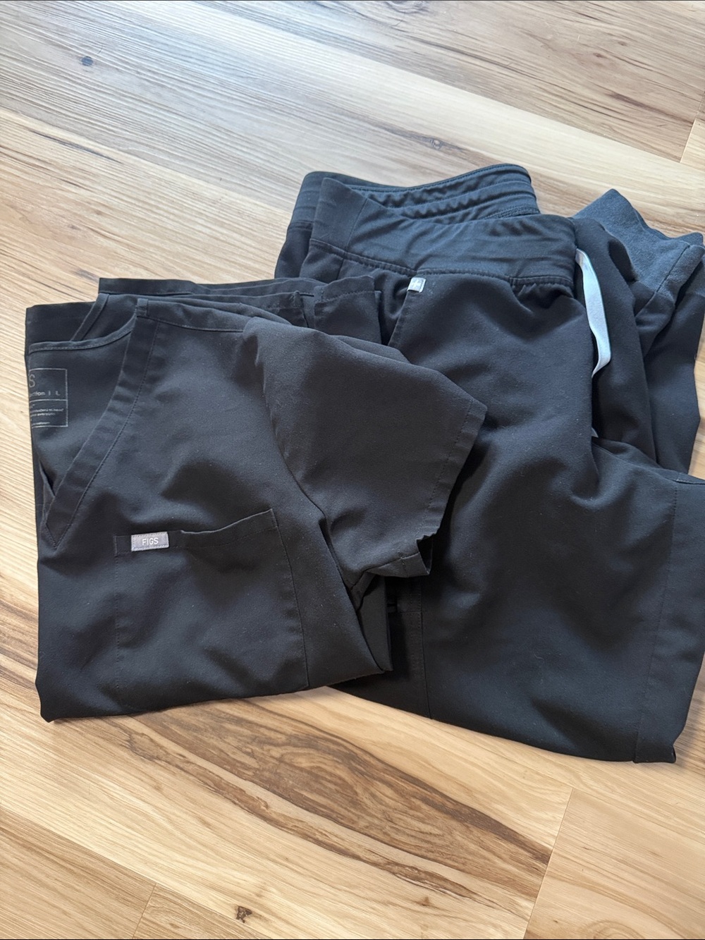 Unbranded Women’s Black Scrub Pants - Comfortable Workwear